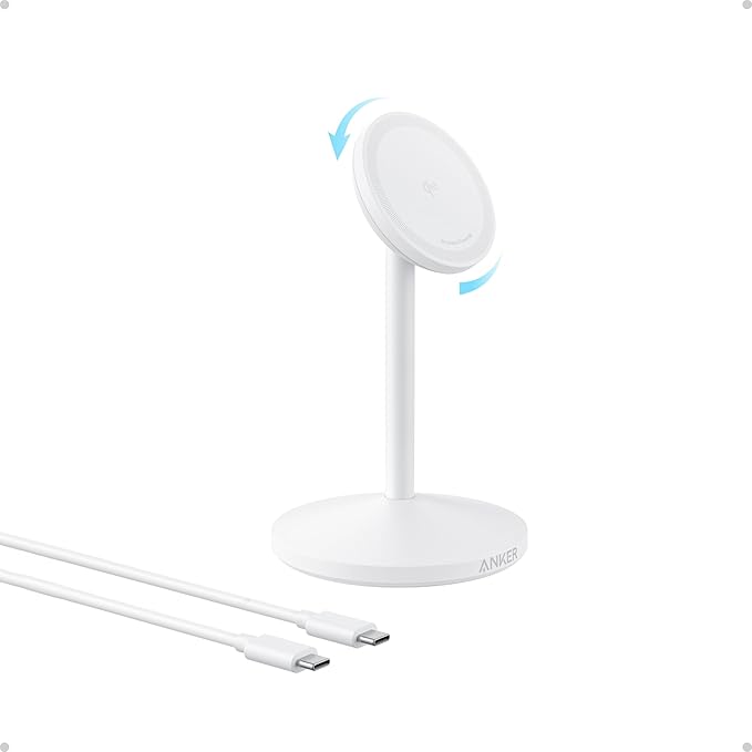 Anker MagGo iPhone 17 MagSafe Charger Compatible Stand, 15W Fast Magnetic by Unknown