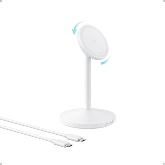 Anker MagGo iPhone 17 MagSafe Charger Compatible Stand, 15W Fast Magnetic by Unknown