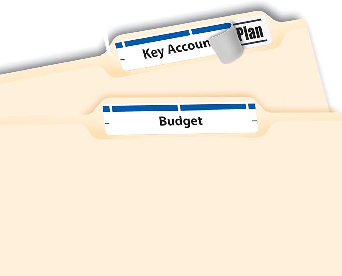 Avery TrueBlock File Folder Labels, 2/3" x 3-7/16", 500 Printable Labels - Image 7
