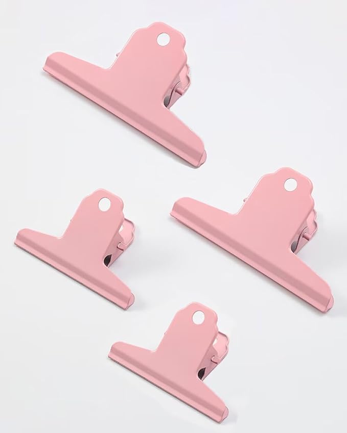 2PCS Extra Large Binder Clips Metal Bulldog Clips Large Paper Clamps Holder - Image 2