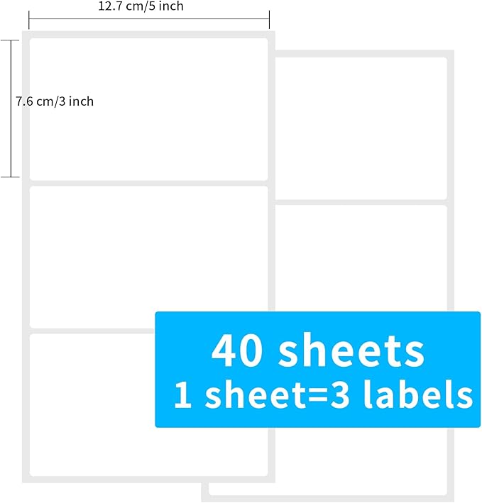 3 X 5 Inch Removable Labels for Storage Bins, Tear Resistant No Residue Storage - Image 2