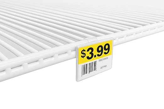 2.25" L x 1.25" H Plastic Cooler/Refrigerator UPC Label Holder Clip Organizer - Image 6