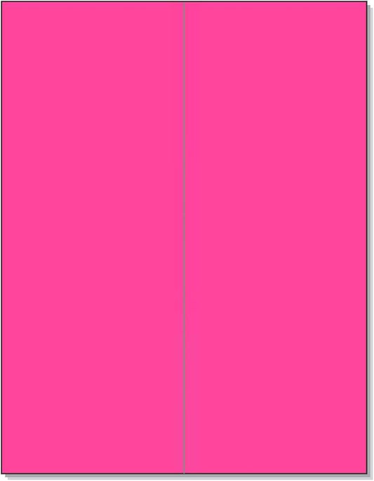 NextDayLabels - 8-1/2 x 11 Neon Color High Light Fluorescent Labels by NextDayLabels