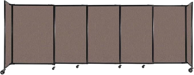 Versare Straightwall Sliding Portable Wall Partition | Freestanding Office by VERSARE