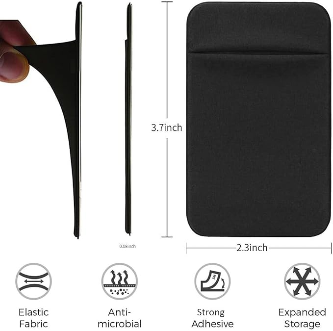 3Pack Cell Phone Card Holder Pocket - Image 3
