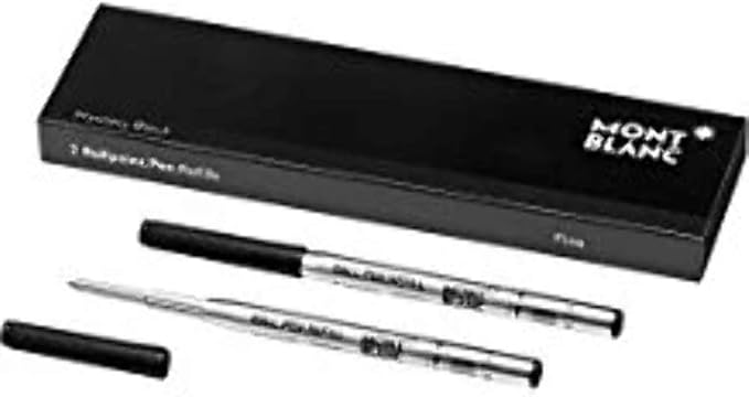 Montblanc Ballpoint Pen Refills Mystery Black 116189 – Refill Cartridges by Unknown