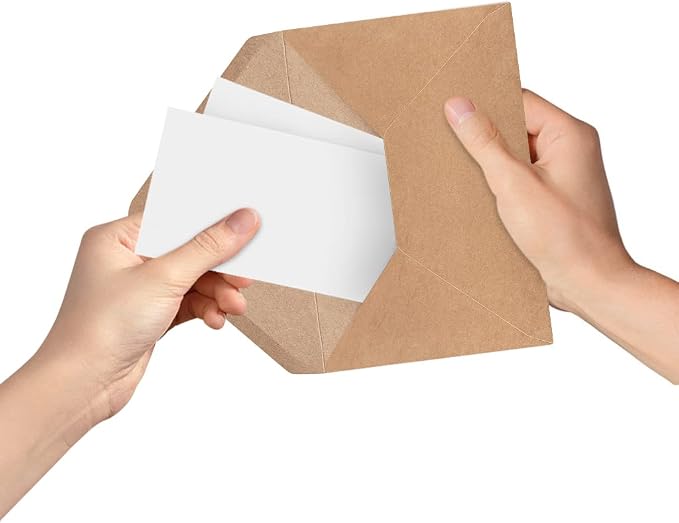 50 Packs of A7 Envelopes for Invitation, Kraft 5x7 Envelopes - Image 5