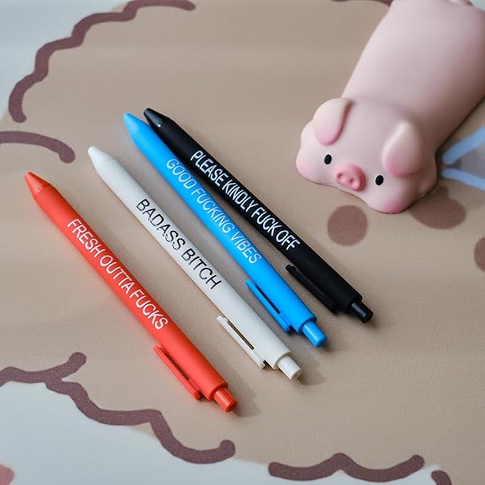 Cityhermit 11Pcs Funny Adult Ballpoint Pen Set, Premium Days of The Week Swear - Image 4