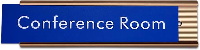 10 Pack Aluminum Name Plate Holders - Image 4