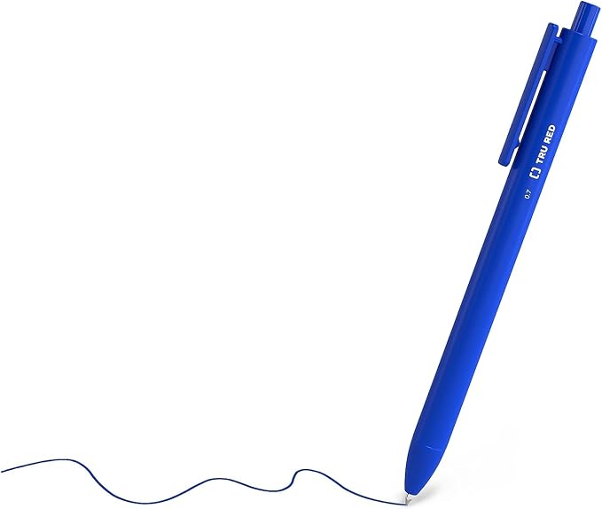 TRU RED Retractable Gel Pens, Medium Point 0.7mm, 15 Pack – Quick‑Dry Pens - Image 3