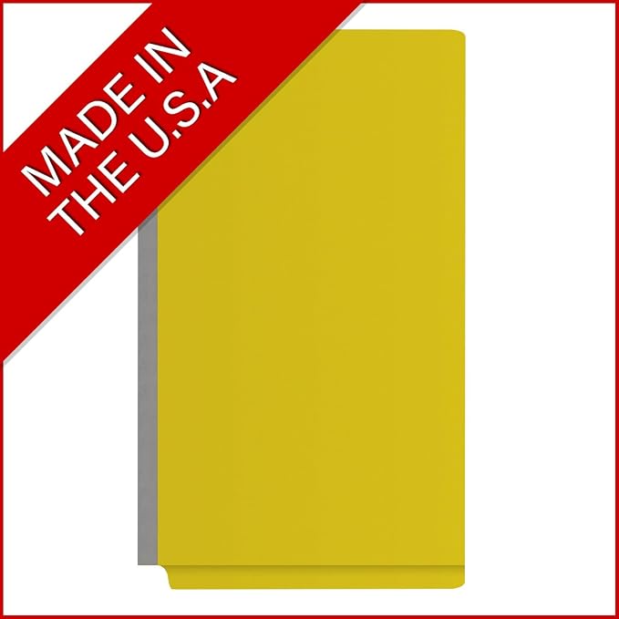 Ecom Folders End Tab Pressboard Classification Folders | Legal Size 25 Pt Stock - Image 5
