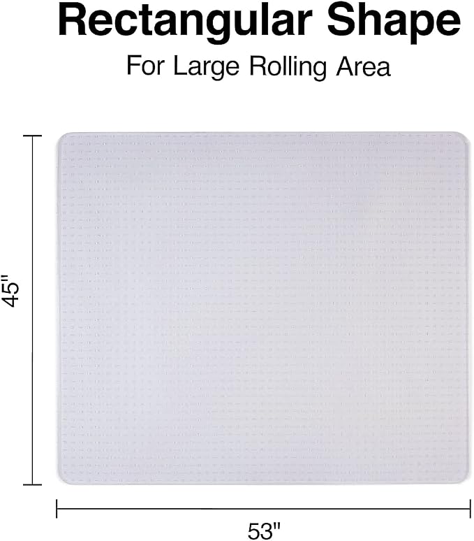 Staples® Carpet Chair Mat, Medium-Pile - Image 5