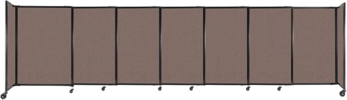 Versare Straightwall Sliding Portable Wall Partition | Freestanding Office by VERSARE