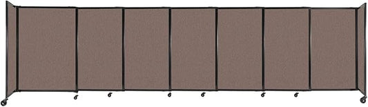Versare Straightwall Sliding Portable Wall Partition | Freestanding Office by VERSARE