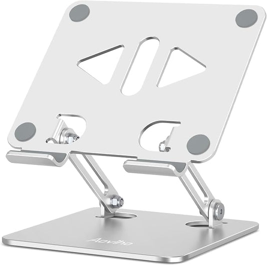 Aoviho Tablet Stand Holder for Desk, Adjustable Desktop Tablet Holder, Foldable by Aoviho
