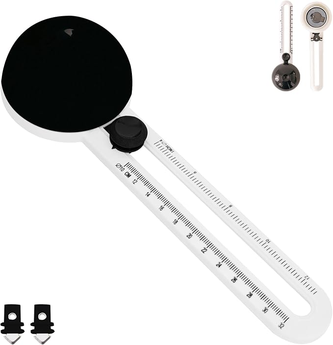 Portable Paper Circle Cutter, Cut Circles Paper of Any 4 to12.6inch Diameter by HHBLUE-JING