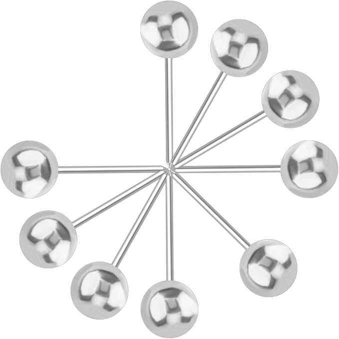 Push Pins Map Tacks 1/8-Inch Retro Metallic Color Beads Head Marking Push Pins - Image 3