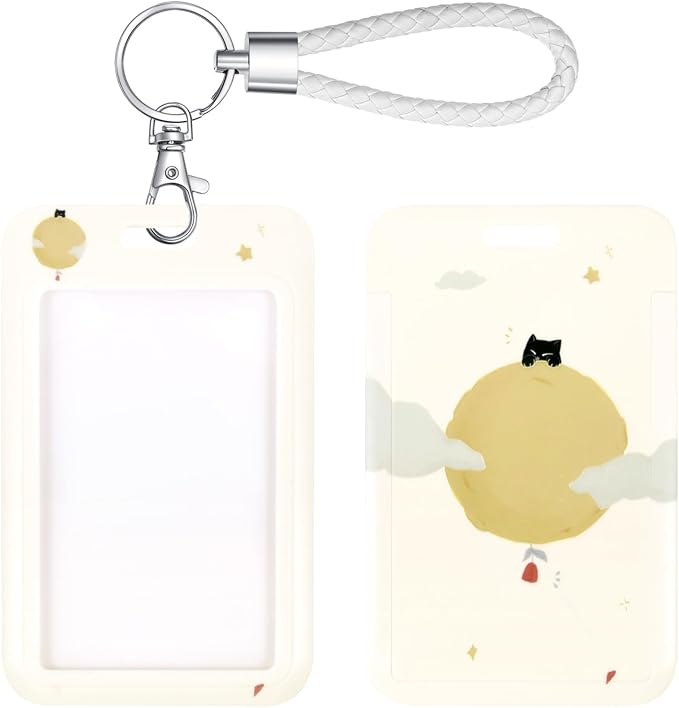 ID Card Badge Holder Key Chain by SHININGEYES