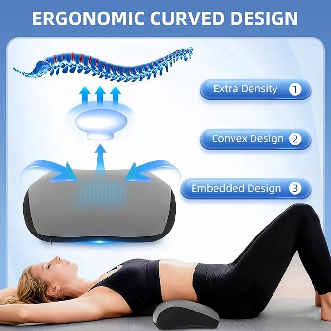 Lumbar Support Pillow for Office Chair, Memory Foam Lumbar Pillow for Lower - Image 5