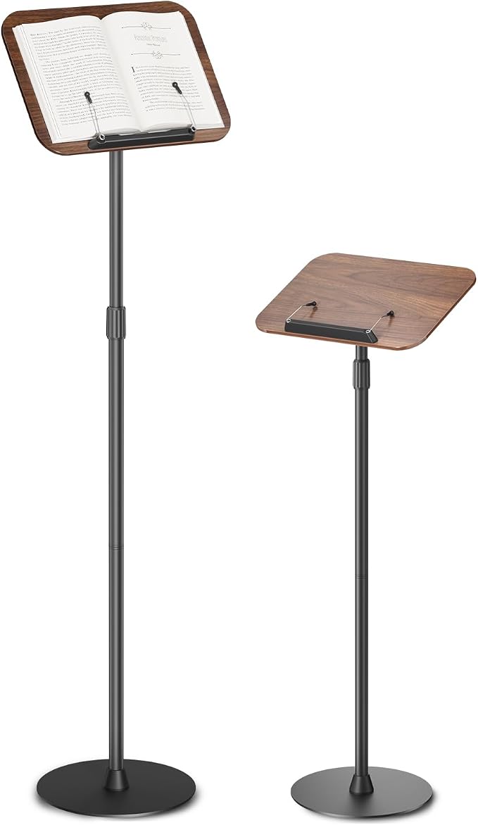 Viozon Floor Book Stand, Height Adjustable Reading Stand, 180° Tilt Desktop by viozon