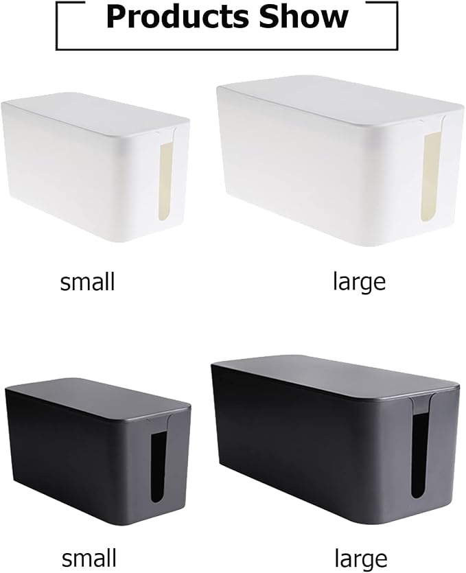 Cable Management Box, Cord Organizer Box - Image 3
