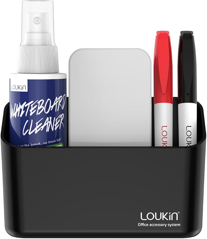 loukin Magnetic Marker Holder Set, Dry Erase Marker Holder, Dry Erase Accessory by LOUKIN