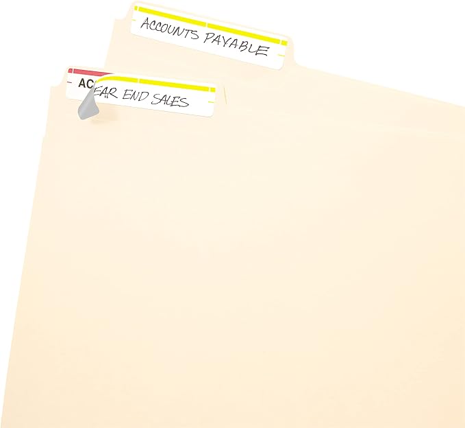 Avery File Folder Labels on 4" x 6" Sheets, Easy Peel, Print or Write, 2/3" x - Image 3