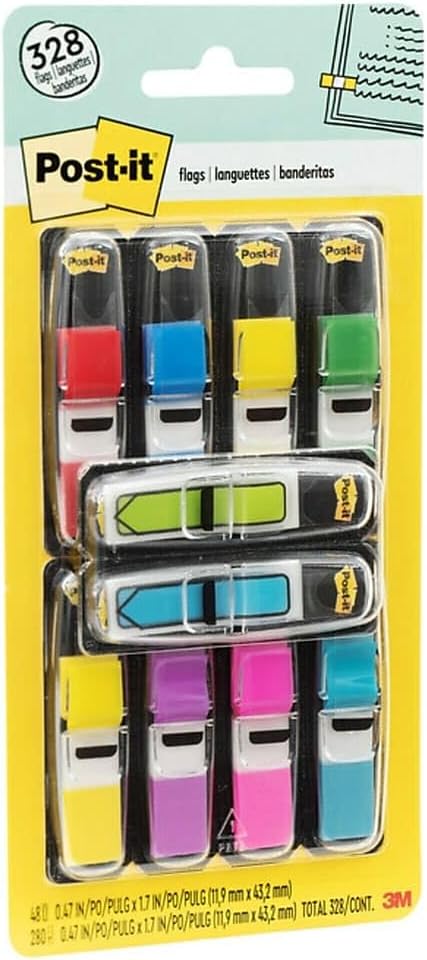 Post-it Flags Value Pack, 35/Dispenser, 8 Dispensers/Pack, .47 in Wide - Image 4