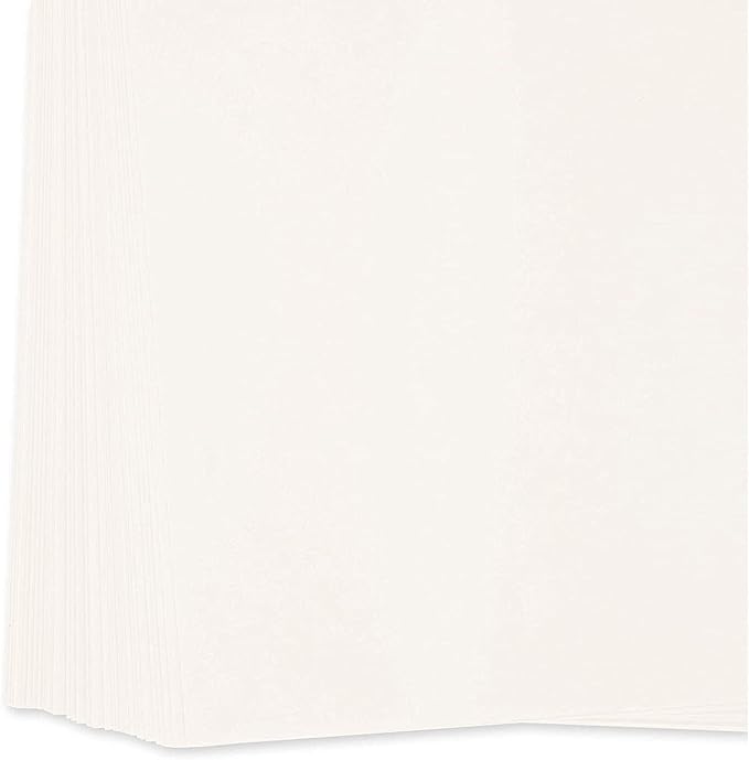 100-Pack Cold Press Bamboo Mixed Media Paper Sheets - 8.5 x 11 in Drawing Paper for Painting, Sketchbooks, Acrylic & Marker Art Supplies-DeskLoop Office