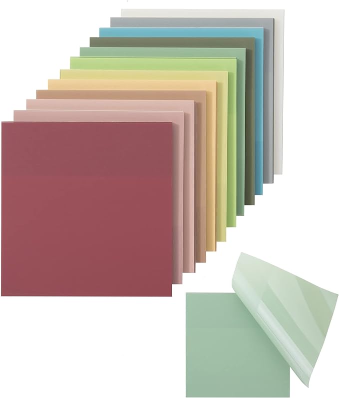 Mr. Pen- Transparent Sticky Notes, 12 Pads, 600 Sheets | See Through by MrPen