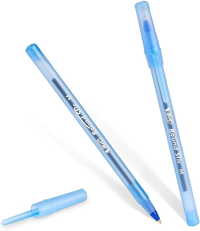 BIC Round Stic Xtra Life Ballpoint Pens, 200 Black 200 Blue, 400 Pack | Bulk - Image 4