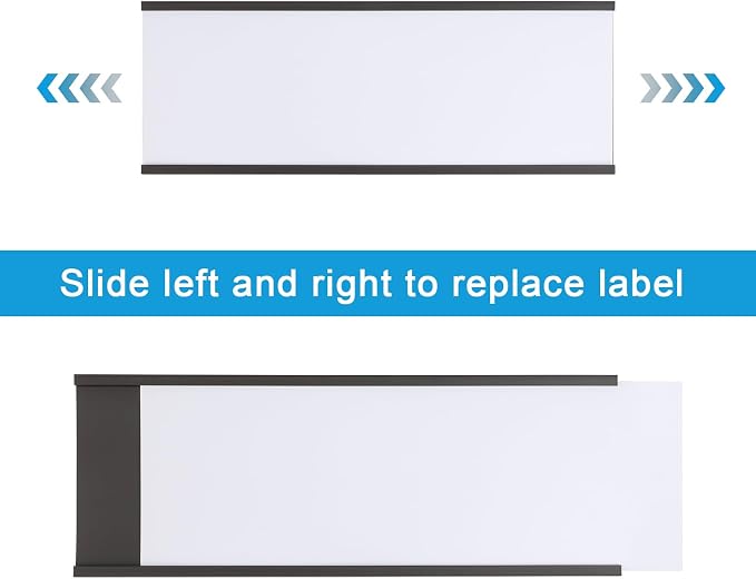 Magnetic Label Holders with Magnets Magnetic Data Card Holders with Clear - Image 4
