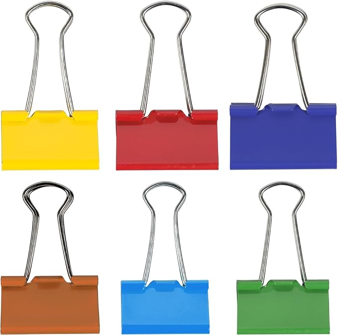 JAM PAPER Colorful Binder Clips Assortment - Image 3