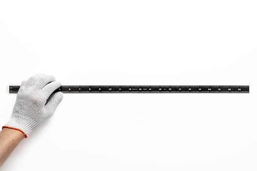 PEC Tools 24" Flexible Machinist Rule, Stainless Steel Ruler - Image 8