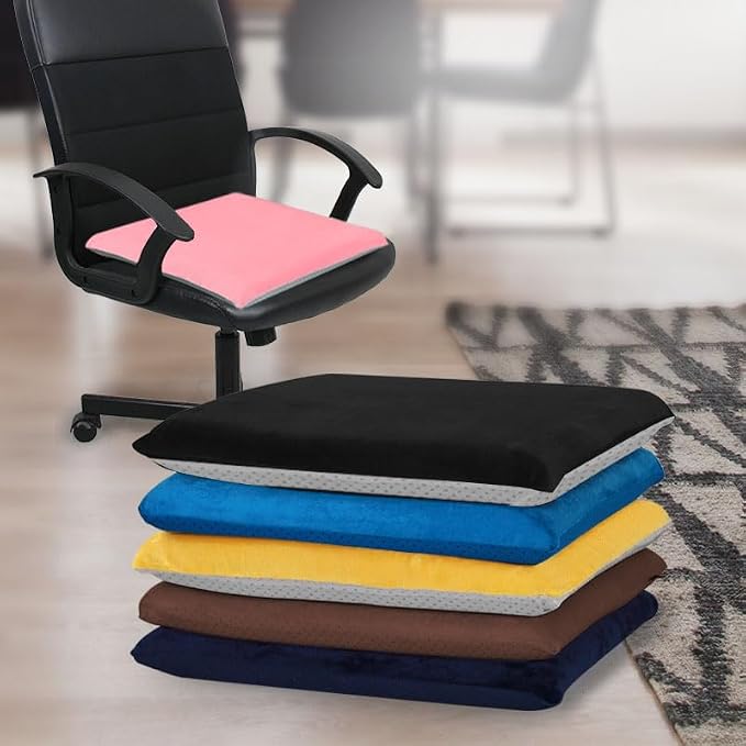 Augld Square Chair Seat Cushion Memory Foam Chair Cushion - Image 3