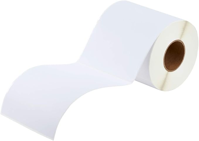 Karat [4x6 - Rolls] Direct Thermal Shipping Label Rolls – Compatible with Rollo and Zebra Printers (90 Labels/Roll) (300 Labels per roll, 4"x6")-DeskLoop Office