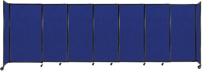 Versare Straightwall Sliding Portable Wall Partition | Freestanding Office by VERSARE