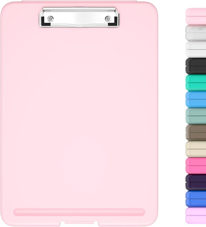 Hongri Clipboard with Storage, 8.5 x 11 Clip Board Foldable, Size 13.4 x 9.4 X by Hongri