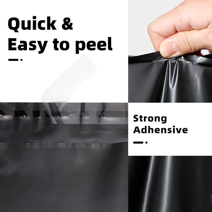POLYSELLS 25 pcs 24x36 Inches Black Poly Mailers Shipping Envelopes, Strong - Image 3
