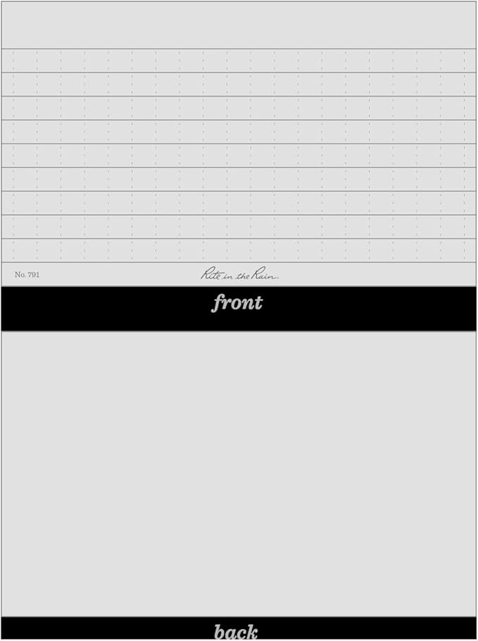 Rite In The Rain Weatherproof Index Cards, Universal Pattern - Image 2