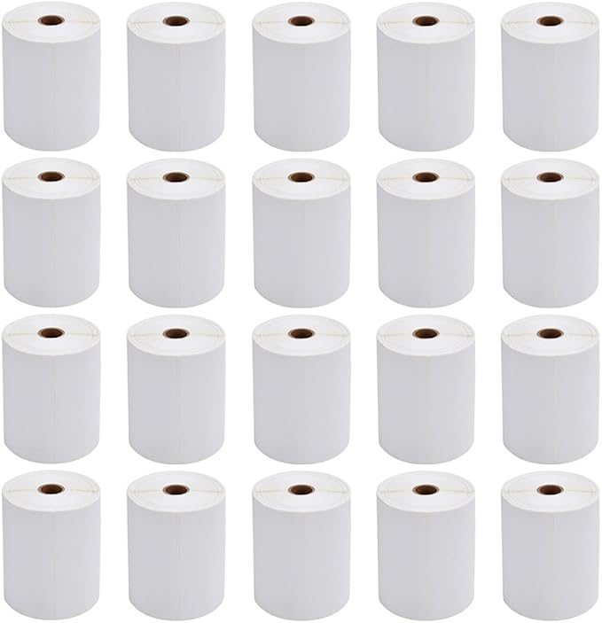 FungLam Thermal Labels 4x6 Direct Thermal Shipping Labels, 20 Rolls by FungLam