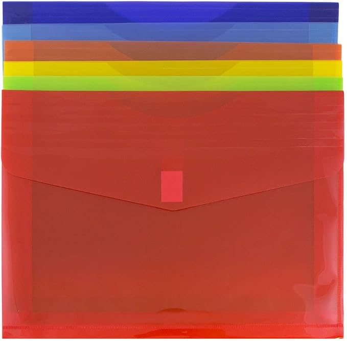 JAM PAPER Plastic Expansion Envelopes - Image 3