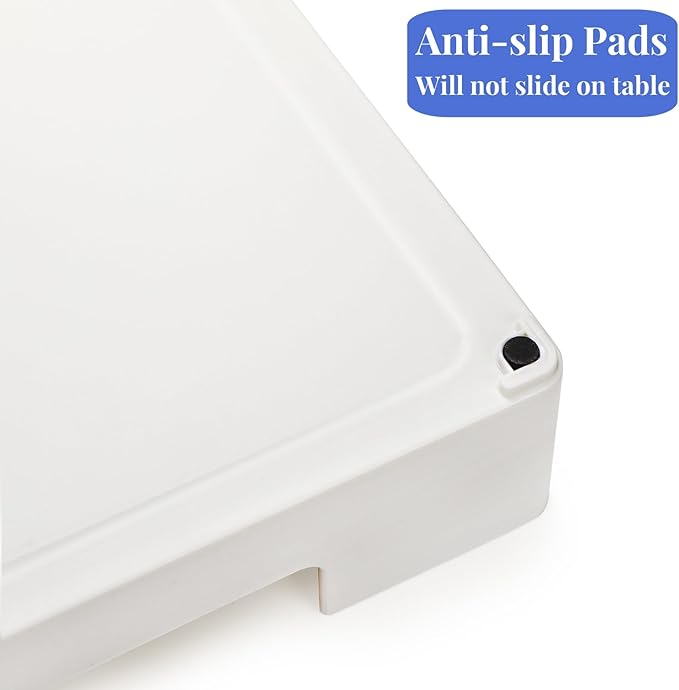 Eorbow 3 Pack Letter Tray, Plastic Stackable A4 Paper Trays, Rectangular Desk - Image 4