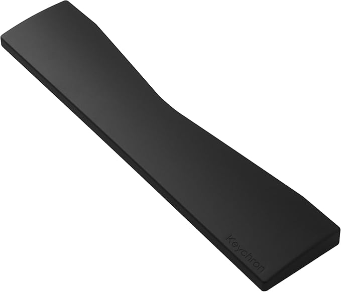 Keychron Black Silicone Wrist & Palm Rest, 14.96" by Keychron