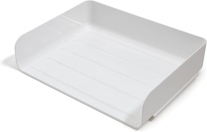 TRU RED Side‑Load Stackable Plastic Letter Tray - Image 2