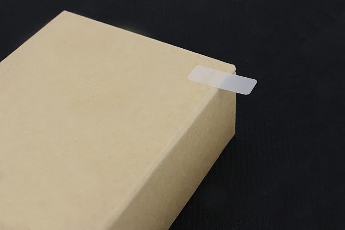 Rectangle Labels Clear Matte Finish 1" x 0.375" -824 Pack Includes Bonus Red - Image 3