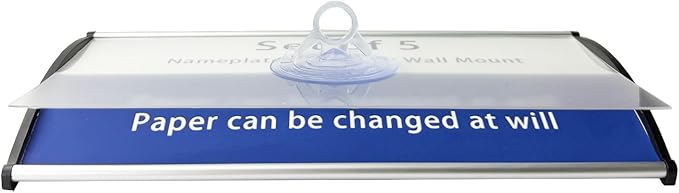 2 Pcs Aluminum Office Name Plate Holder - Image 2
