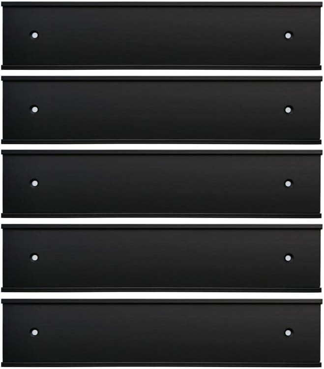 Nameplate Holder Wall or Door 5Pack Black 2“ × 8” | by Icomecn