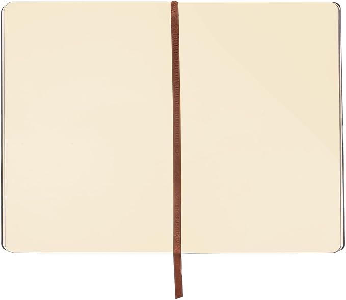 Fetinar 300 Pages Leather Blank Journal Notebook, Softcover Leather Blank - Image 2