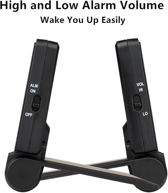 FAMICOZY Small Folding Digital Travel Alarm Clock - Image 4